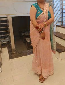 beautiful party wear saree