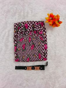 Floral Print Top with belt ,each 299 only