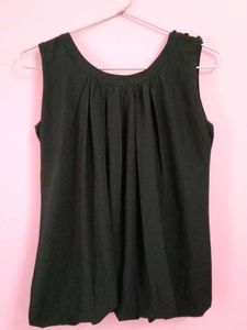Elegant Black Sleeveless Top