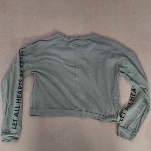 cropped sweatshirt/jumper - lifestyle brand