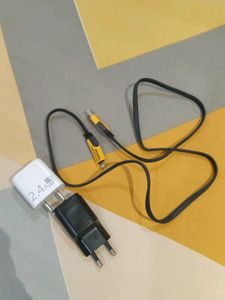 One 2 in 1 Charging Cable & Two usb Adaptors