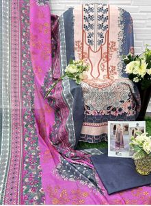 Pakistani Cotton Unstitched Dress Material
