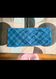 Branded Stylist Denim Checked  Kurti..