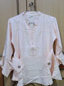 Elegant Peach Blouse