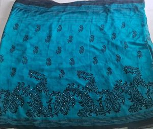 Elegant Blue Saree