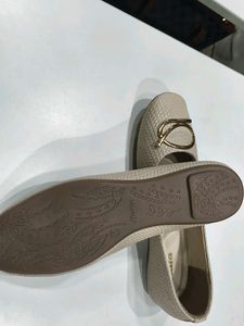 Bata Beige Ballet Flats -