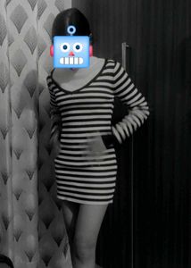 Striped Long Sleeve Top 🎀 (Made in korea)