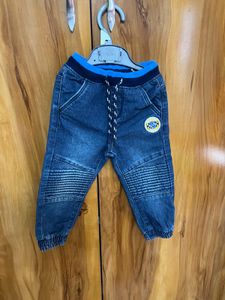 Babyhug Denim Joggers-12-18 Months