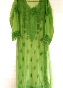 Trendy Chickenkari Kurthi 💚💚