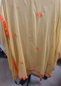 Churidar Set With Pant  And Shawl Women