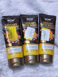 Pack Of 3 Wow Ubtan Face Wash