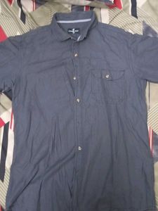 Black Button-Down Shirt
