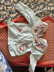 Blue Baby Girl Top