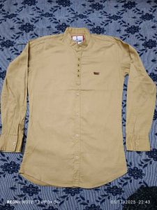 Stylish Khaki Shirt, have some clr fade