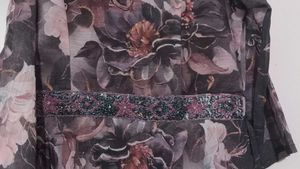 Mauve Floral Maxi Dress