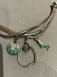 Charm Bracelet with Mermaid &amp; Shell Charms