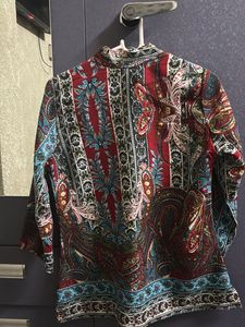 Patterned Tunic Top