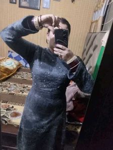 Woollen Kurta Plazo Set
