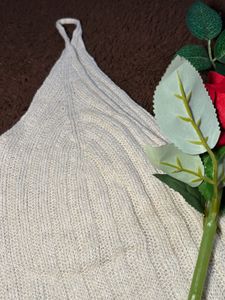 Casual Knit full dress with slit