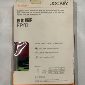 Jockey Men’s Brief – Size M, L, XL Available