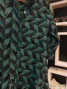 Peacock Blue Dress