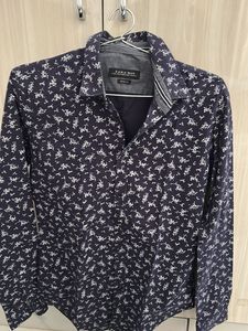 Zara Man Slim Fit Floral Shirt