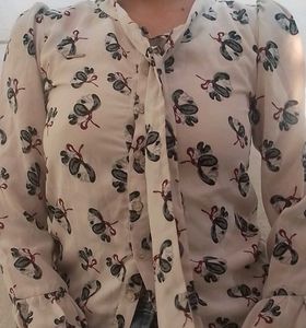 Floral Print Blouse
