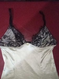 Silky White Chemise