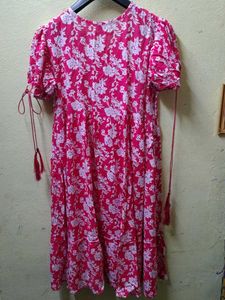Red Anarkali