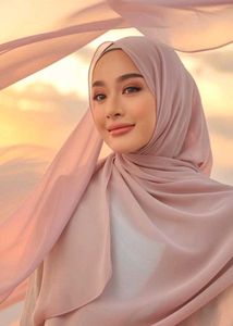 Elegant Pink Hijab
