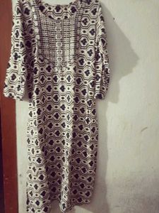 Patterned Casual Dress