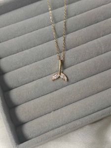Golden Mermaid Tail Necklace