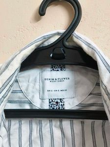 Striped Short Sleeve Button-Down