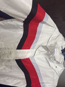 Stylish White Striped Jacket