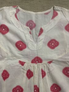 Pleated Straight Kurta
