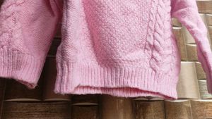 Cute Pink Knit Sweater
