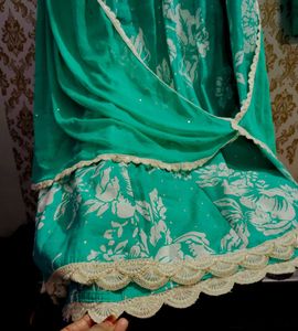 Party Wear Libas Brand Anarkali Suit Inner Attache