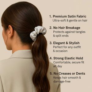 Satin Scrunchie Set