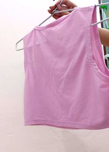 Sexy Crop Top In Lavender 🪻🩷 ✨