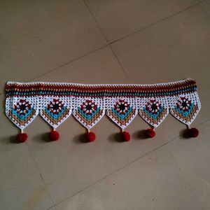 Handmade Crochet Torans Wall Hanging