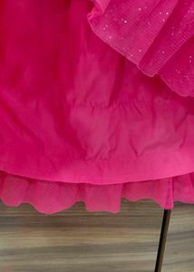 Cute Pink Ruffle Skirt