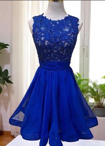 La Femme Royal Blue Cocktail Dress