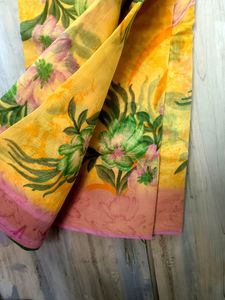 Linen Saree