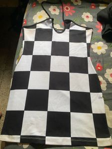 Checkered Bodycon Dress