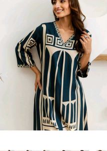 Kurta Or Co-ord Set All New With tags Teal Blue XL