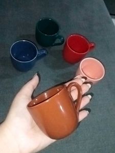 Set Of 5 Cute Small Cups