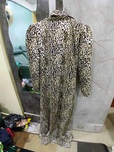 Leopard Print Midi Dress