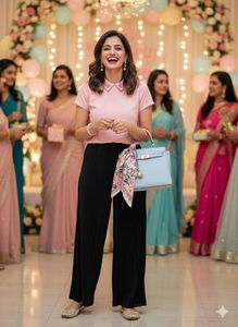 Chic Plisse Flow: Your Day-to-Night Muse 🖤✨