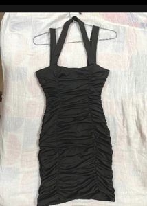 SALE❗️❗️Urbanic Ruched Black Dress