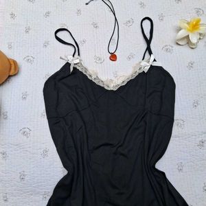 Cute Slip Ribbon Dress 👗